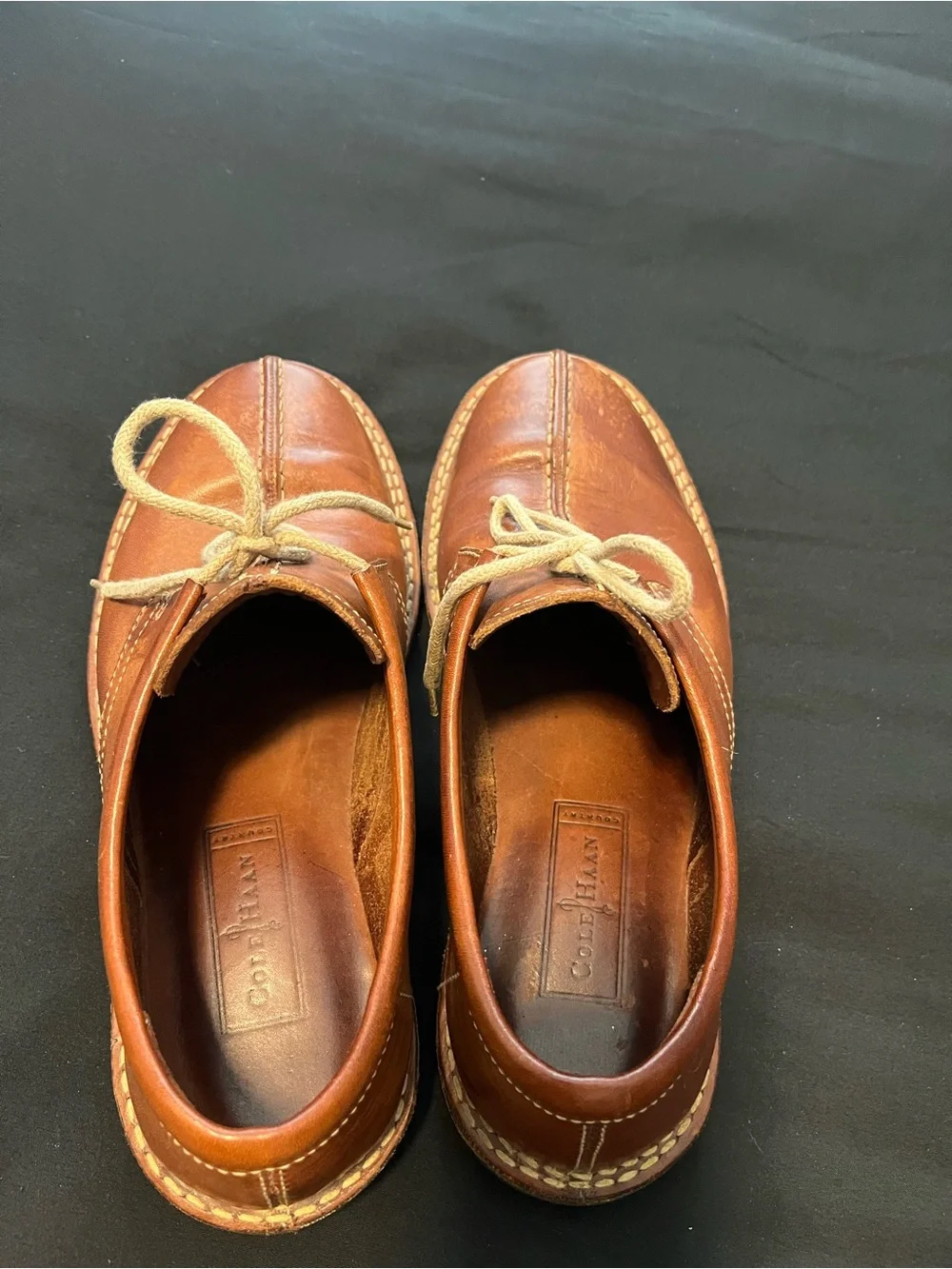 Cole Haan Men's Chestnut Brown Leather Chukka Boots